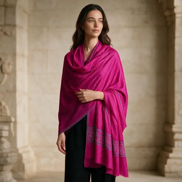 Pink_Sheer_Embroidered_Wrap_Shawl_For_Women