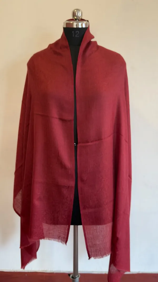 Red_Solid_Stole_for_Women