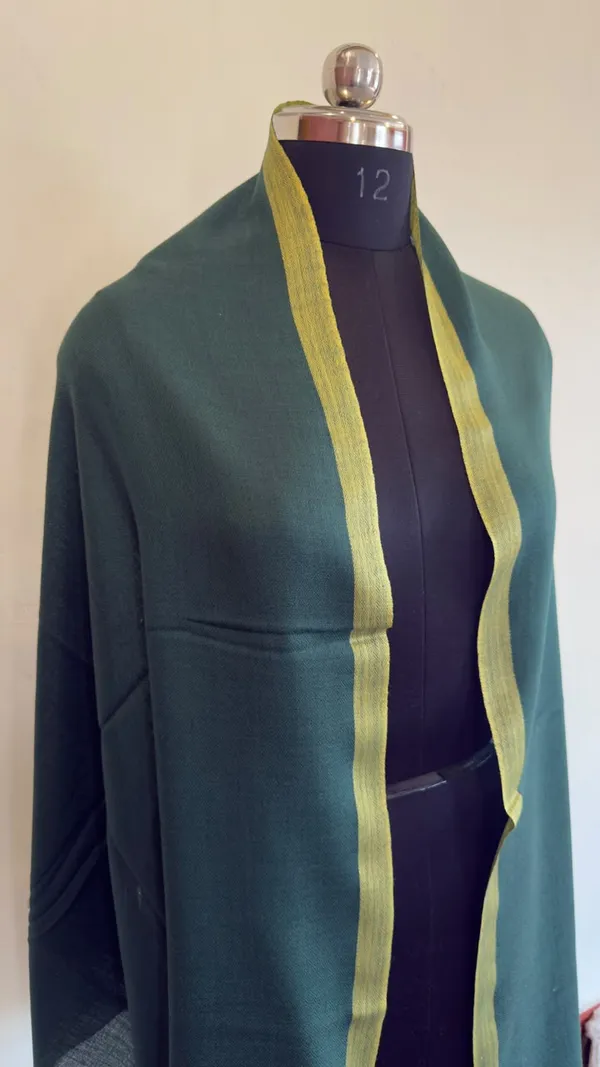 Teal_Gold_Border_Dupatta_for_Women