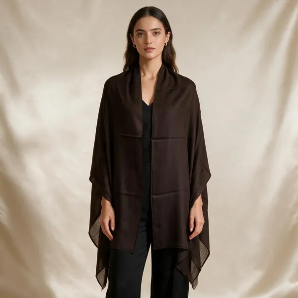 Brown_Sheer_Shawl_For_Women