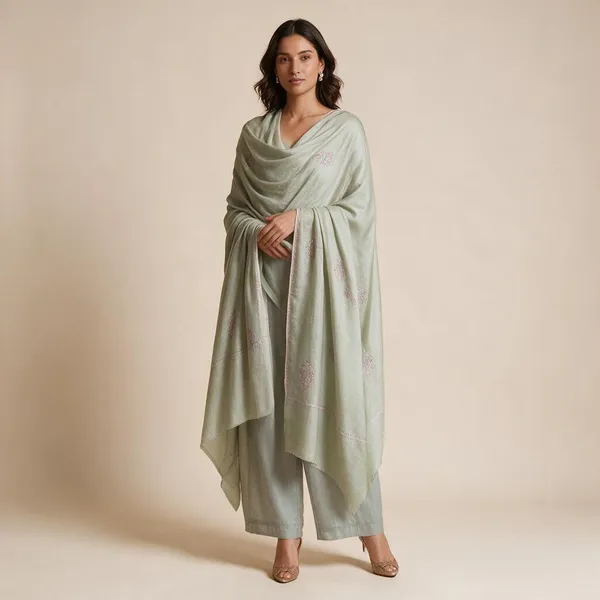 Grey_Embroidered_Lightweight_Shawl_For_Women