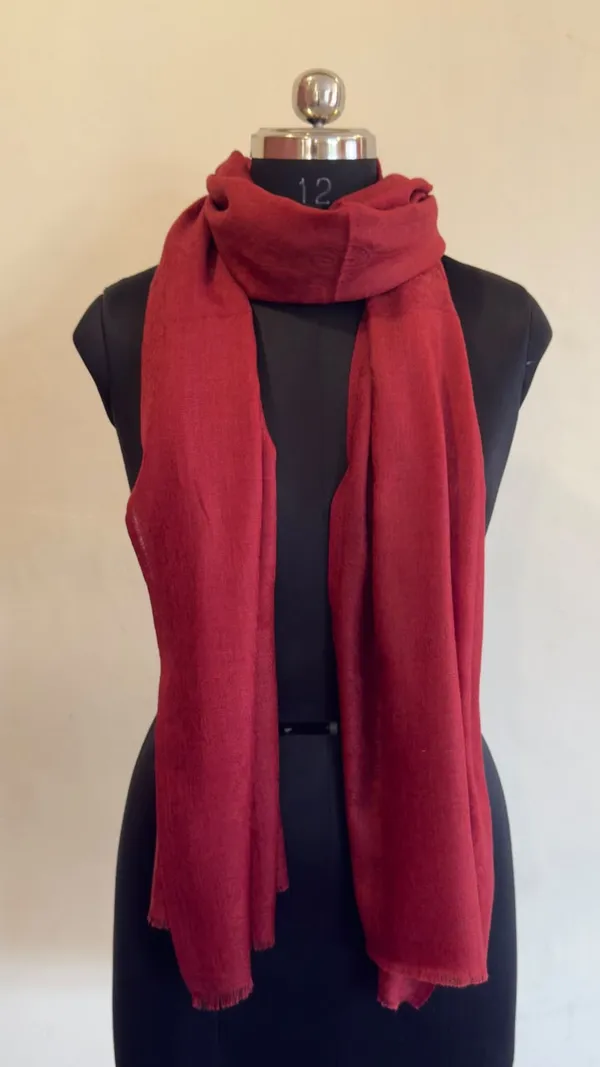 Red_Solid_Stole_for_Women