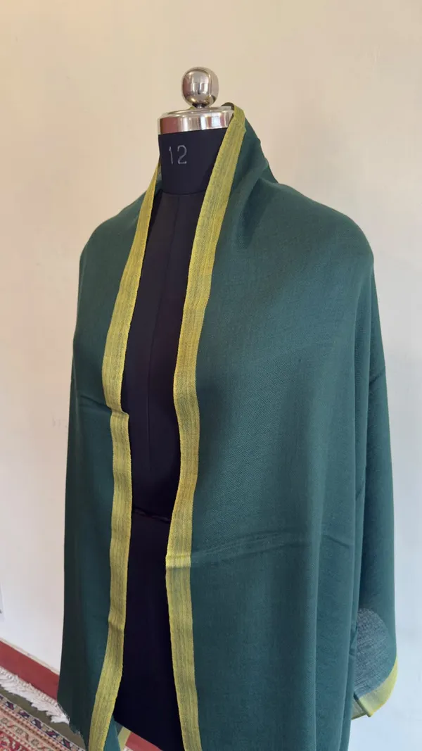 Teal_Gold_Border_Dupatta_for_Women