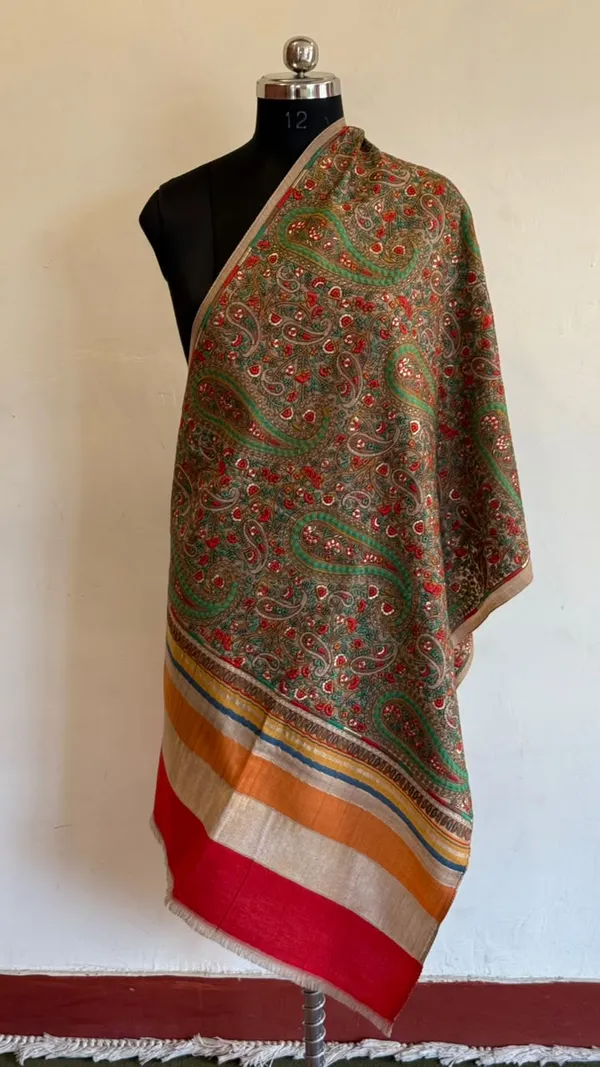 Beige_Embroidered_Paisley_Shawl_for_Women