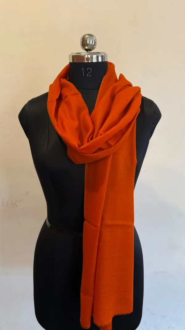 Orange_Solid_Wrap_Scarf_for_Women