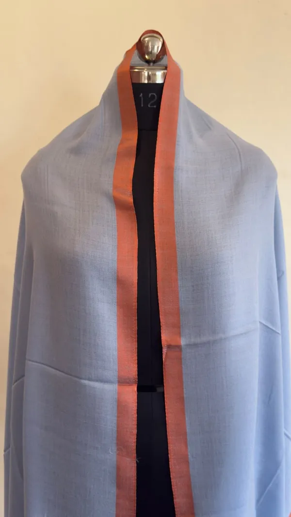 Light_Blue_Orange_Border_Stole_for_Women