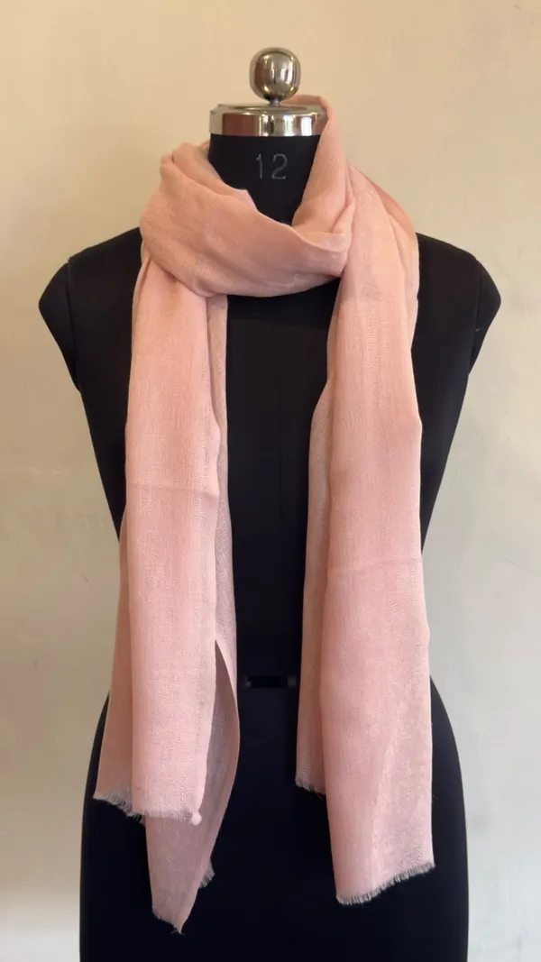 Pink_Textured_Lightweight_Scarf_for_Women