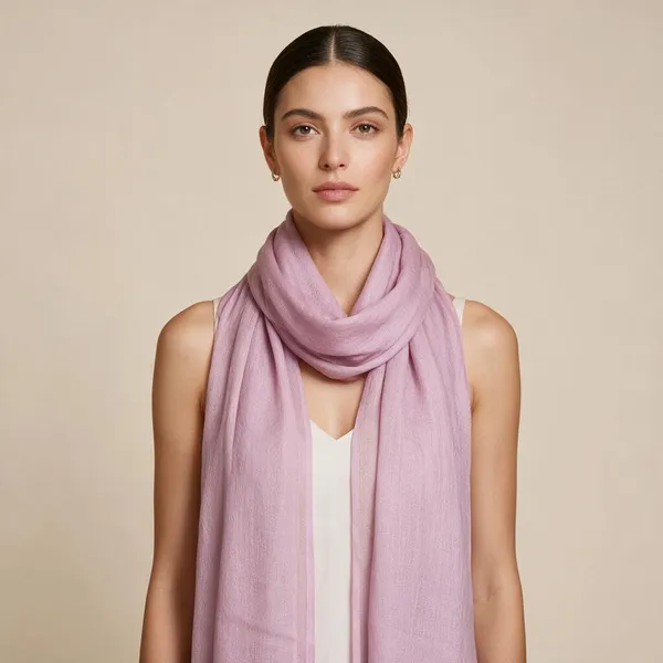 Pink_Sheer_Lightweight_Shawl_For_Women