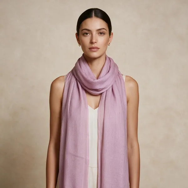 Pink_Sheer_Lightweight_Shawl_For_Women