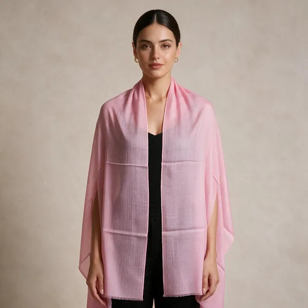 Pink_Lightweight_Wrap_Shawl_For_Women