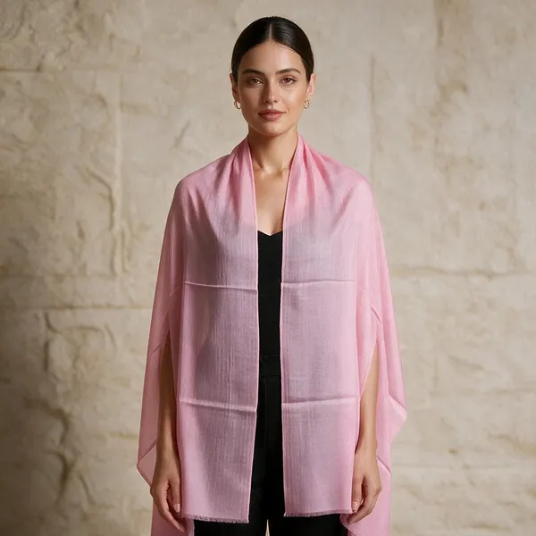Pink_Lightweight_Wrap_Shawl_For_Women