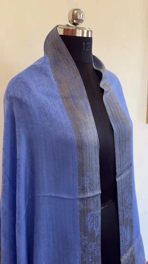 Blue_Sheer_Border_Shawl_for_Women