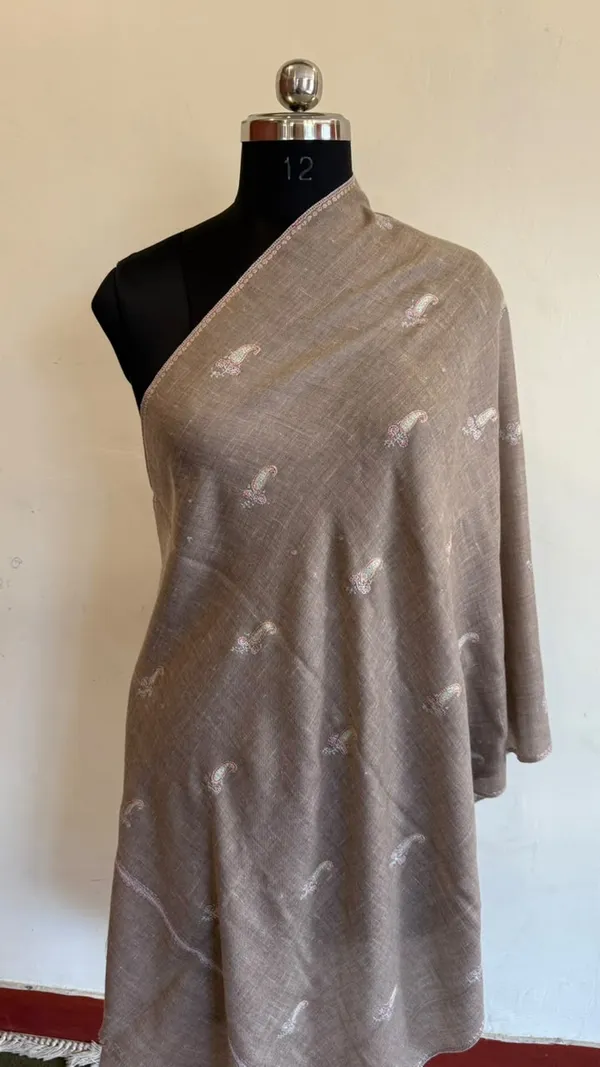 Taupe_Woven_Paisley_Saree_for_Women