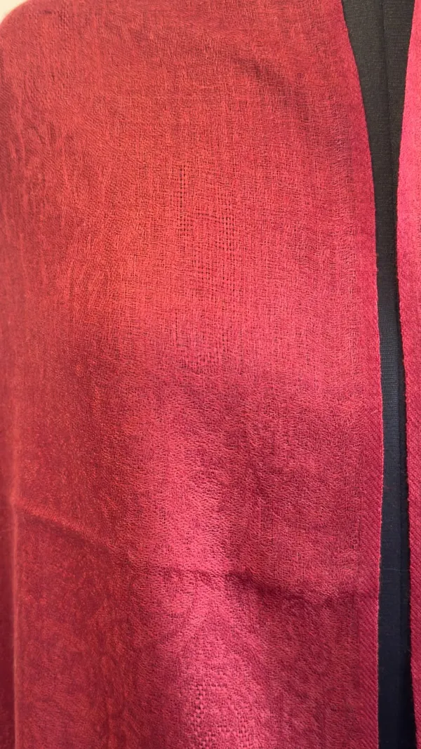 Red_Textured_Open_Front_Long_Shrug_for_Women