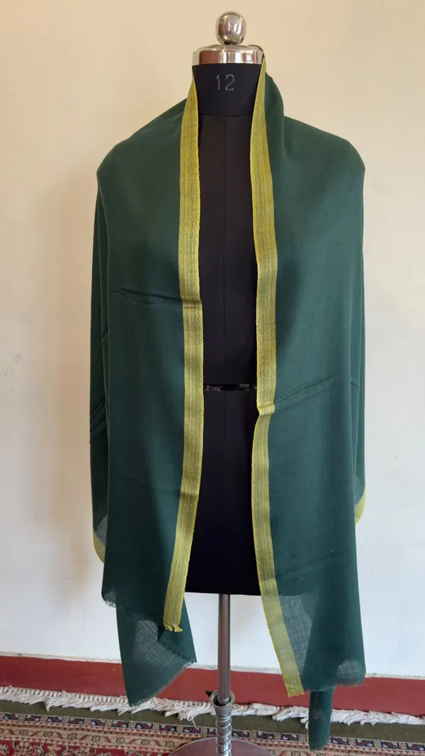 Teal_Gold_Border_Dupatta_for_Women