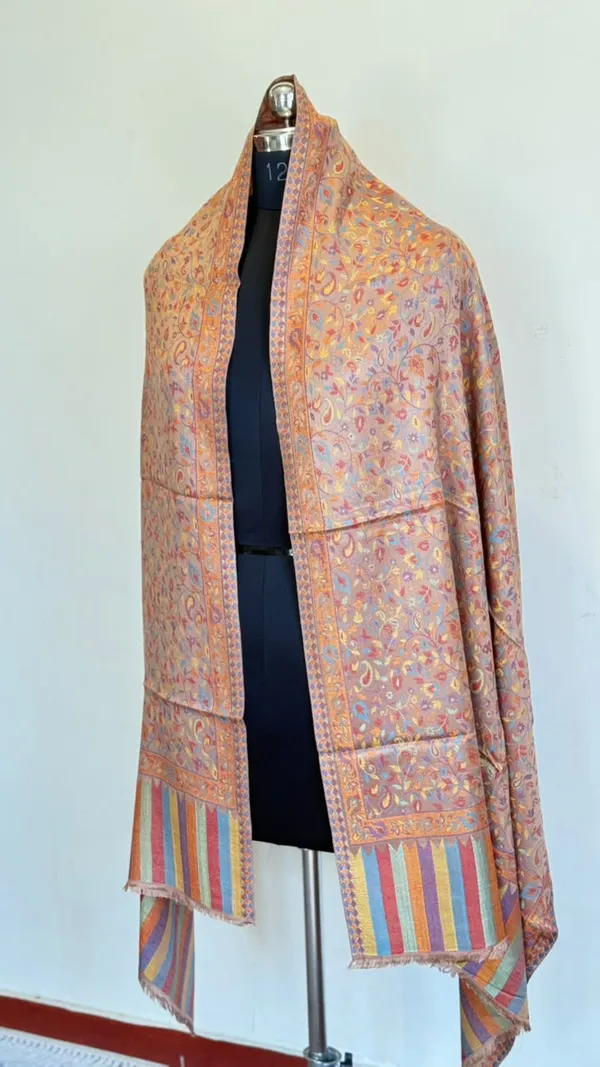 Peach_Printed_Paisley_Shawl_for_Women