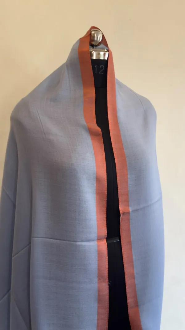 Light_Blue_Orange_Border_Stole_for_Women
