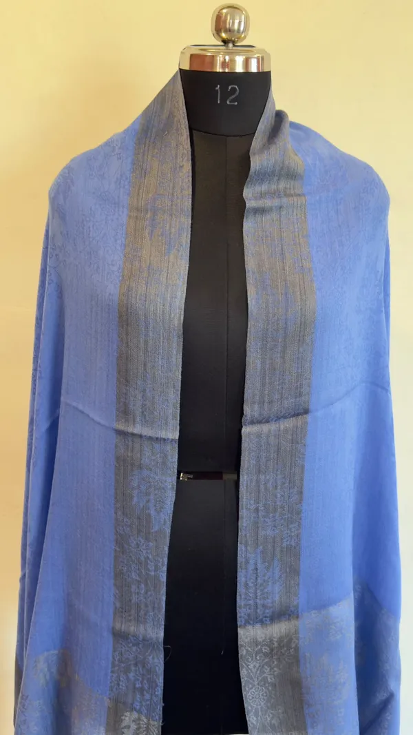 Blue_Sheer_Border_Shawl_for_Women