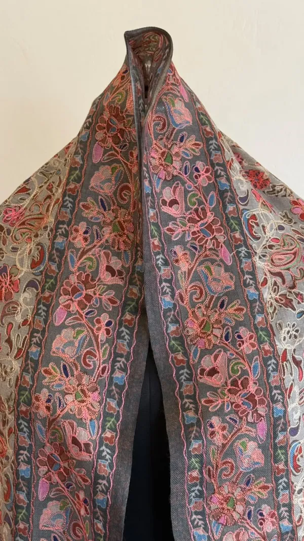 Grey_Floral_Embroidered_Shawl_For_Women
