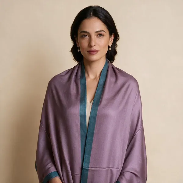 Mauve_Woven_Open_Front_Shawl_For_Women