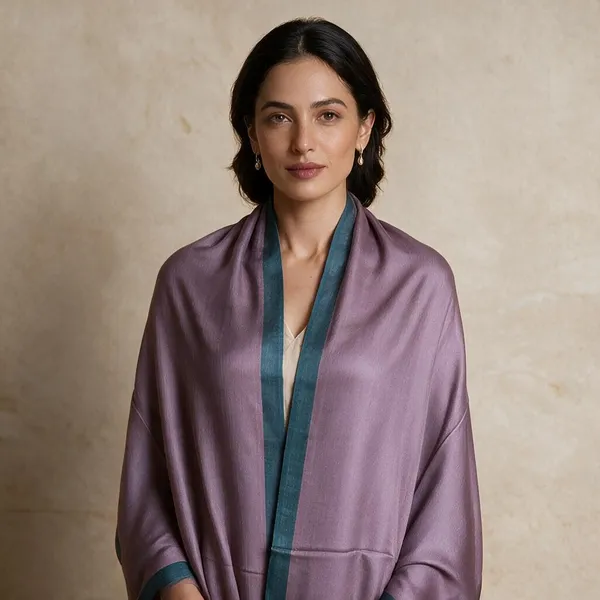 Mauve_Woven_Open_Front_Shawl_For_Women