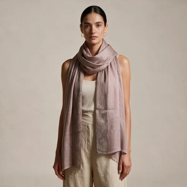 Pink_Woven_Patterned_Shawl_For_Women