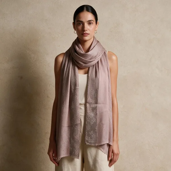 Pink_Woven_Patterned_Shawl_For_Women
