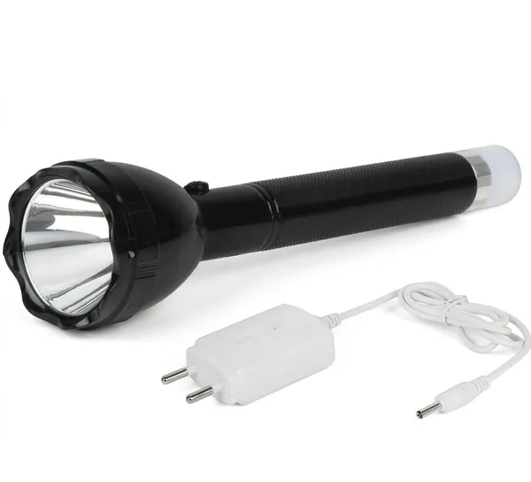 50W_Rechargeable_LED_Flashlight_With_Tail_Light