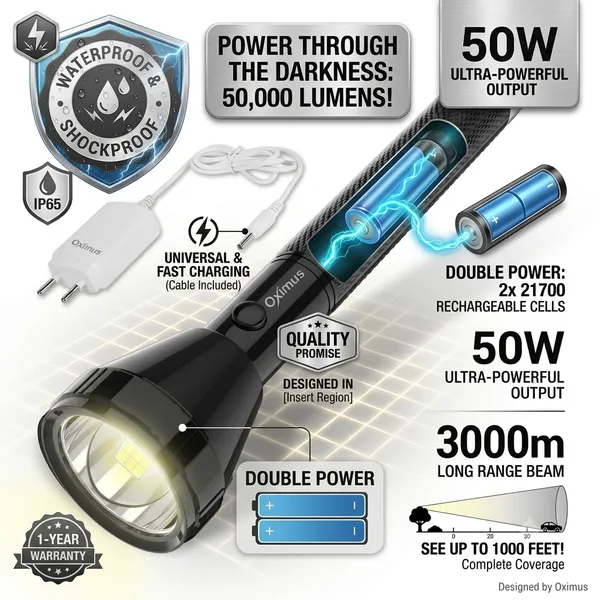 Black_50W_Double_Power_Rechargeable_Torch