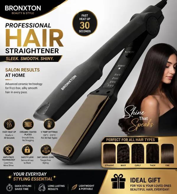 Black_Adjustable_Hair_Straightener