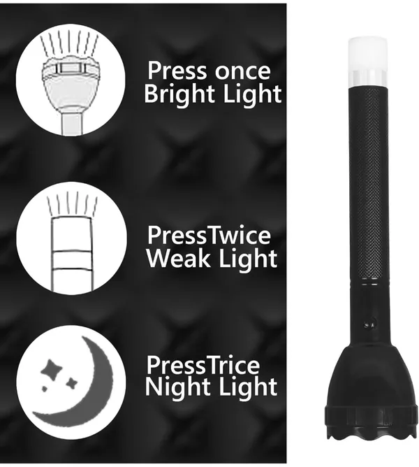 50W_Rechargeable_LED_Flashlight_With_Tail_Light