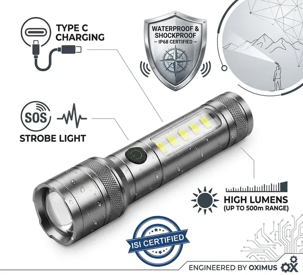 Rechargeable_LED_Flashlight_With_Side_COB_Light