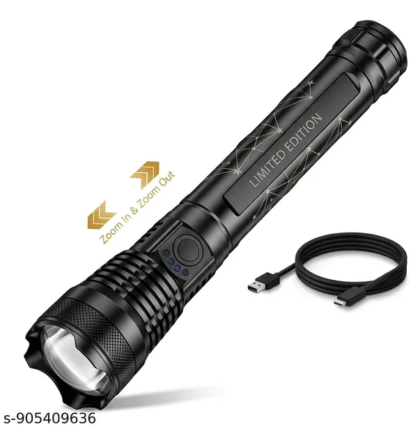 Rechargeable_150W_LED_Zoom_Flashlight