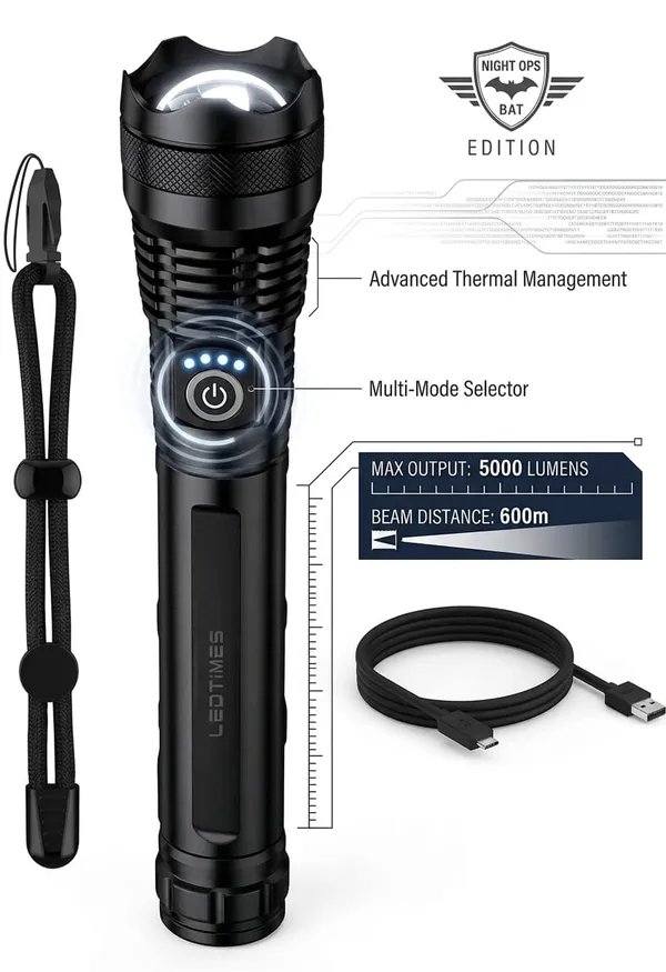 Rechargeable_150W_LED_Zoom_Flashlight