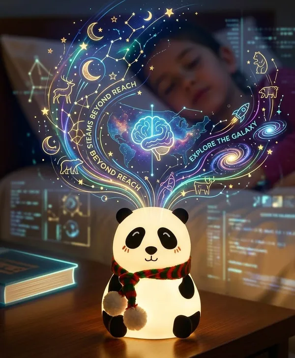 Panda_Silicone_Rechargeable_Tap_Control_Night_Light