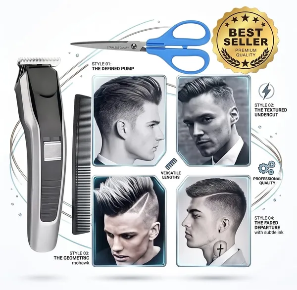 Rechargeable_Hair_Clipper_Grooming_Kit_With_Guide_Combs
