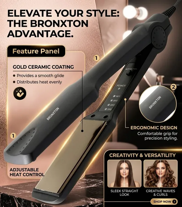 Black_Adjustable_Hair_Straightener