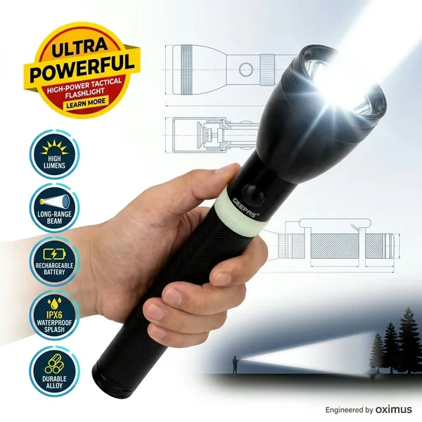 High_Power_Rechargeable_Tactical_Flashlight