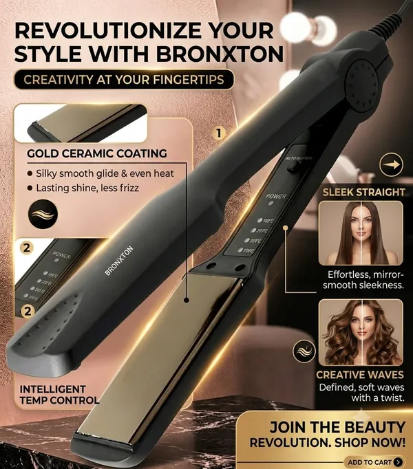 Black_Adjustable_Hair_Straightener