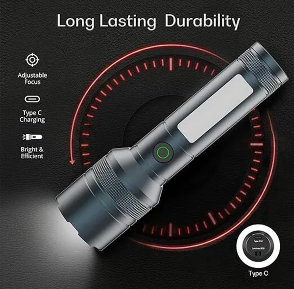 Oximus_Ultra_Bright_Rechargeable_LED_Flashlight