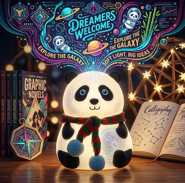 Panda_Silicone_Rechargeable_Tap_Control_Night_Light