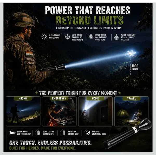 High_Power_Rechargeable_Tactical_Flashlight