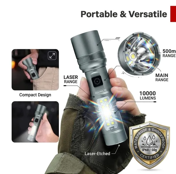 Oximus_Ultra_Bright_Rechargeable_LED_Flashlight