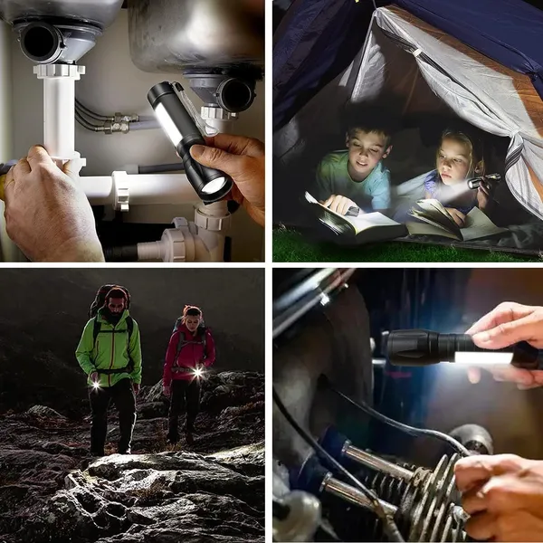Black_USB_Rechargeable_COB_LED_Flashlight