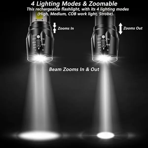 Black_USB_Rechargeable_COB_LED_Flashlight