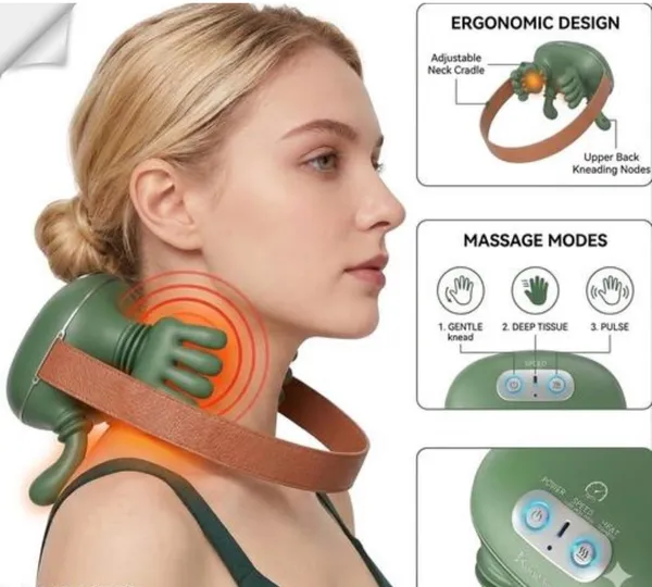 Green_Neck_And_Shoulder_Kneading_Massager