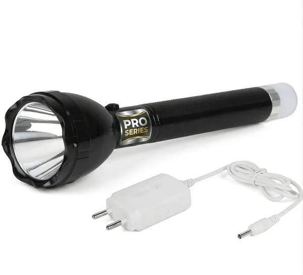 50W_Rechargeable_LED_Flashlight_With_Tail_Light