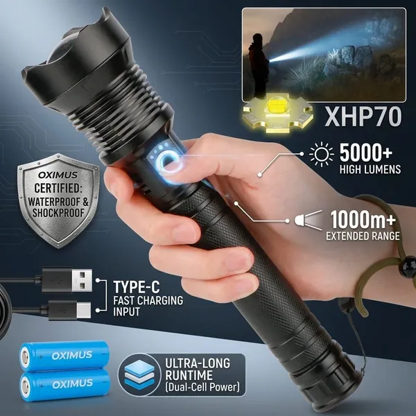 Rechargeable_LED_Tactical_Flashlight