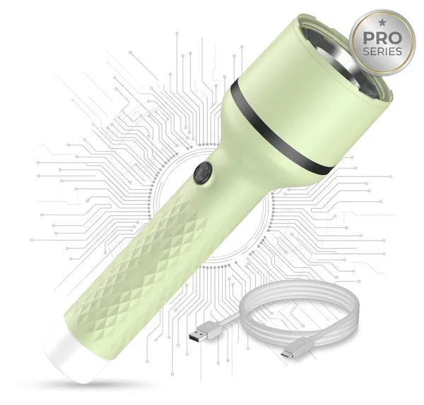 Green_Rechargeable_LED_Torch