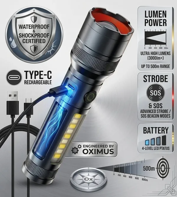 Rechargeable_LED_Flashlight_With_Side_COB_Light